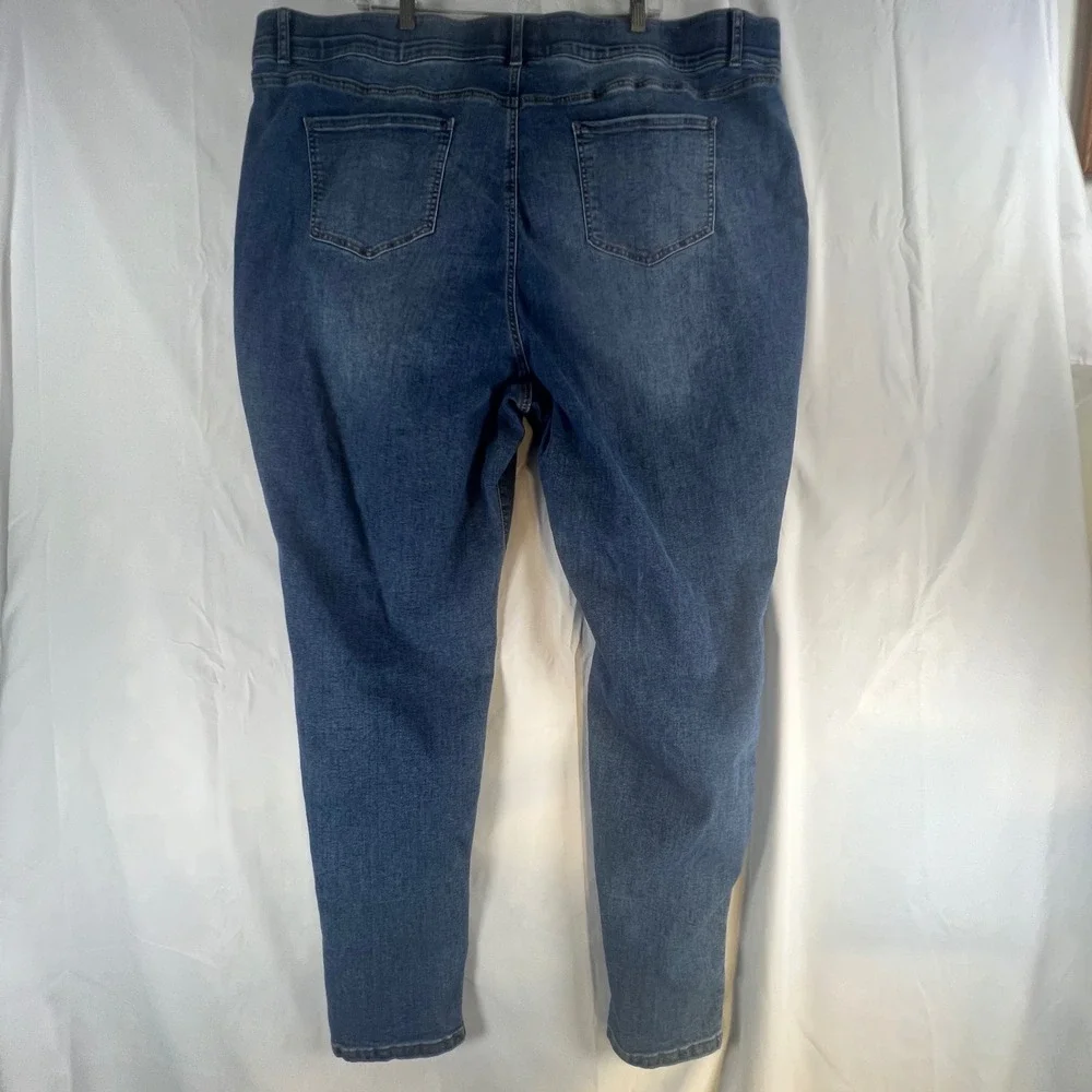 Fashion To Figure Skinny Jeans Womens 28 Blue Medium Wash High Rise Stretch 2961